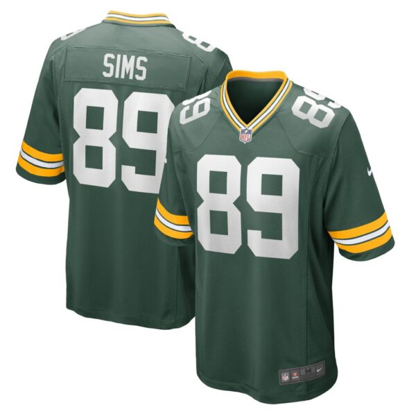 Ben Sims Green Bay Packers Nike Team Game Jersey - Green