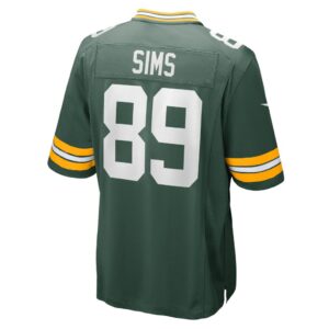 Ben Sims Green Bay Packers Nike Team Game Jersey - Green