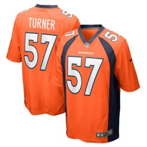 Men's Denver Broncos Billy Turner Nike Orange Game Player Jersey