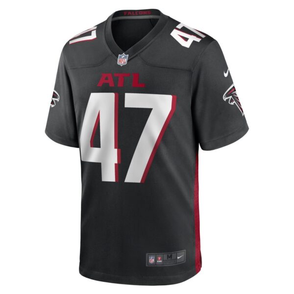 Men's Arnold Ebiketie Atlanta Falcons Nike Black Game Player Jersey