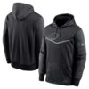 Men's Buffalo Bills Nike Black RFLCTV Chevron Pullover Hoodie