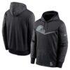 Men's Cleveland Browns Nike Black RFLCTV Chevron Pullover Hoodie