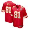 Men's Kansas City Chiefs Blake Bell Nike Red Game Player Jersey