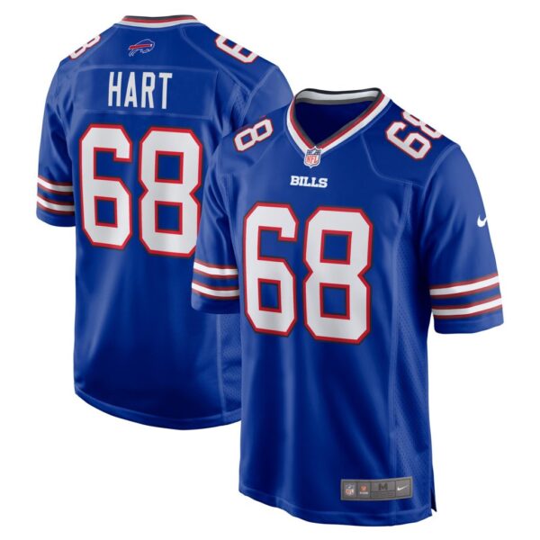 Men's Buffalo Bills Bobby Hart Nike Royal Game Jersey