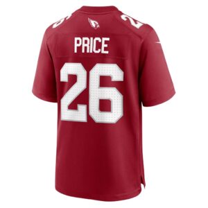 Bobby Price Arizona Cardinals Nike Team Game Jersey - Cardinal