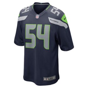 Men's Seattle Seahawks Bobby Wagner Nike College Navy Game Jersey