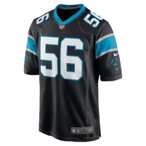 Men's Carolina Panthers Bradley Bozeman Nike Black Game Player Jersey