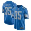 Men's Detroit Lions Brady Breeze Nike Blue Home Game Player Jersey