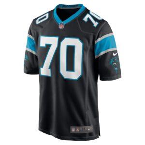 Men's Carolina Panthers Brady Christensen Nike Black Game Jersey