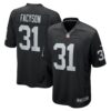 Brandon Facyson Las Vegas Raiders Nike Team Game Jersey - Black