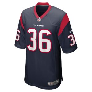 Men's Houston Texans Brandon Hill Nike Navy Team Game Jersey