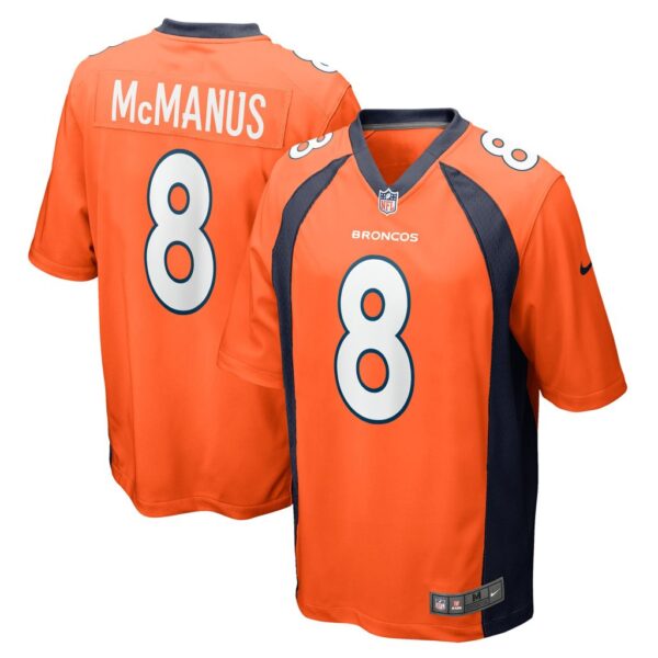 Men's Denver Broncos Brandon McManus Nike Orange Game Jersey