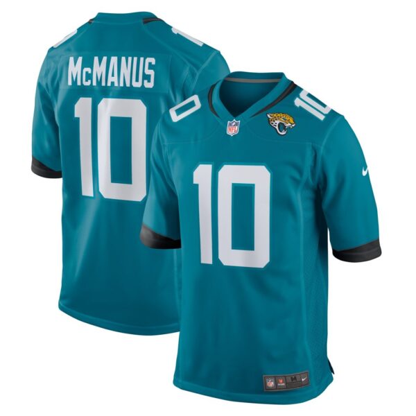 Brandon McManus Jacksonville Jaguars Nike Team Game Jersey - Teal