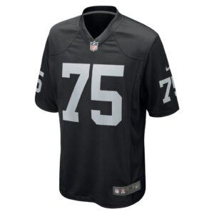 Men's Las Vegas Raiders Brandon Parker Nike Black Game Jersey