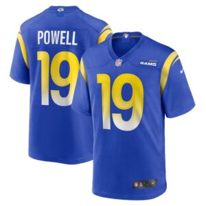 Men's Los Angeles Rams Brandon Powell Nike Royal Game Jersey