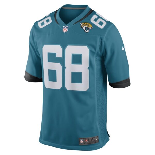 Men's Jacksonville Jaguars Brandon Scherff Nike Teal Game Player Jersey