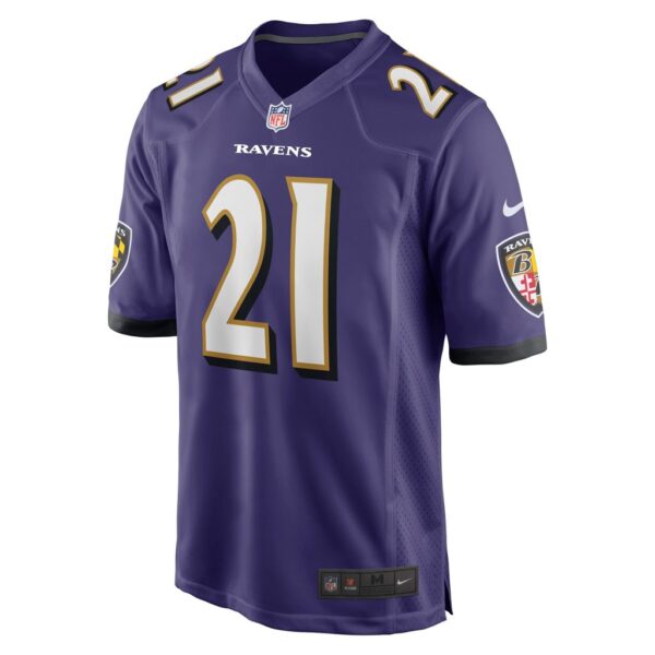 Men's Baltimore Ravens Brandon Stephens Nike Purple Game Jersey