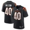 Men's Cincinnati Bengals Brandon Wilson Nike Black Game Jersey