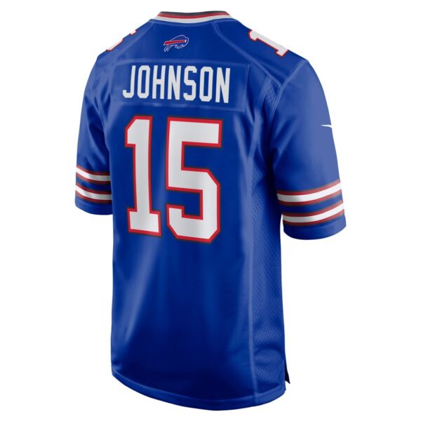 Men's Buffalo Bills Braydon Johnson Nike Royal Team Game Jersey