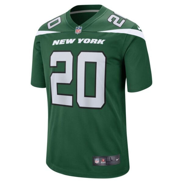 Men's New York Jets Breece Hall Nike Green Player Game Jersey