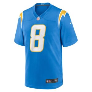 Brett Maher Los Angeles Chargers Nike Team Game Jersey - Powder Blue