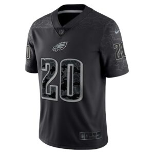 Men's Philadelphia Eagles Brian Dawkins Nike Black Retired Player RFLCTV Limited Jersey