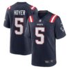 Men's New England Patriots Brian Hoyer Nike Navy Game Player Jersey