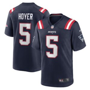 Men's New England Patriots Brian Hoyer Nike Navy Game Player Jersey