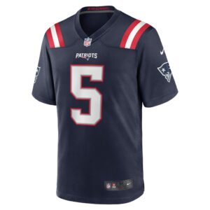 Men's New England Patriots Brian Hoyer Nike Navy Game Player Jersey