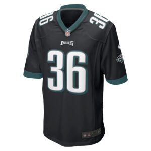 Men's Philadelphia Eagles Brian Westbrook Nike Black Retired Player Alternate Game Jersey