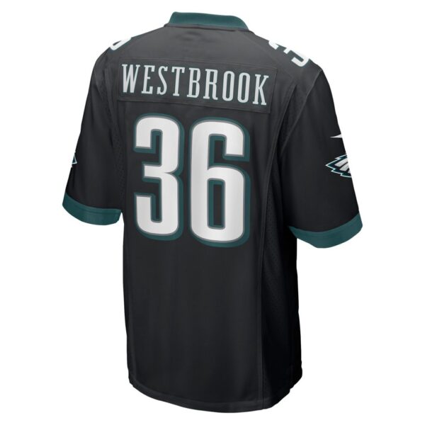 Men's Philadelphia Eagles Brian Westbrook Nike Black Retired Player Alternate Game Jersey