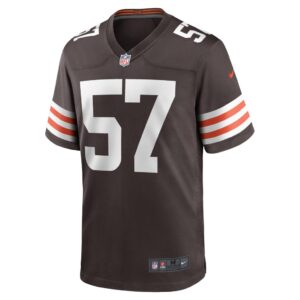 Men's Cleveland Browns Brock Hoffman Nike Brown Game Player Jersey