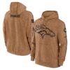 Denver Broncos Nike 2023 Salute To Service Club Pullover Hoodie - Brown