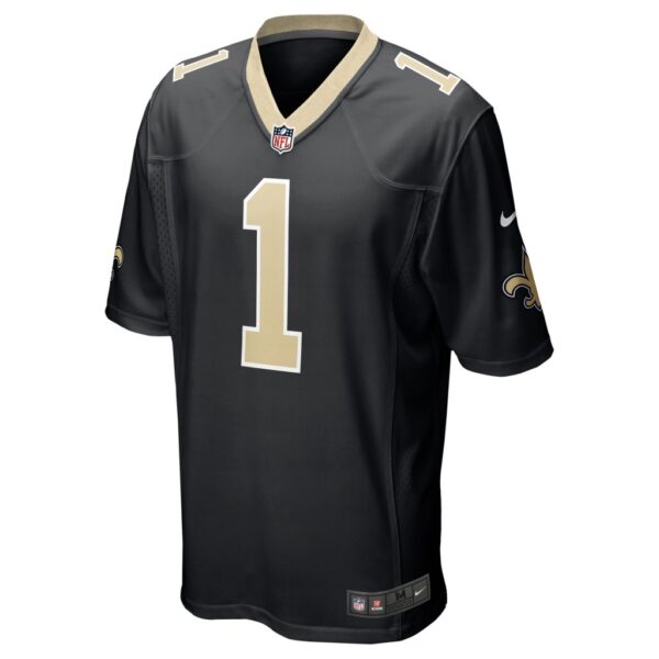 Men's New Orleans Saints Bryan Bresee Nike Black 2023 NFL Draft First Round Pick Game Jersey