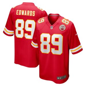 Men's Kansas City Chiefs Bryan Edwards Nike Red Home Game Player Jersey