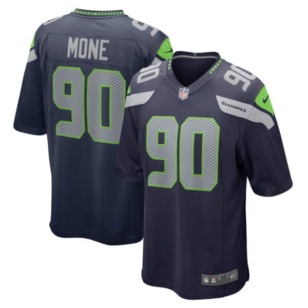 Men's Seattle Seahawks Bryan Mone Nike College Navy Game Jersey