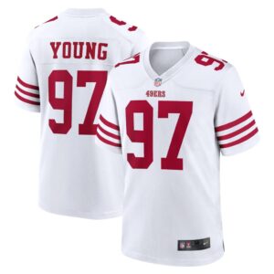 Men's San Francisco 49ers Bryant Young Nike White Retired Player Game Jersey