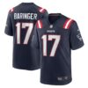 Bryce Baringer New England Patriots Nike Team Game Jersey - Navy