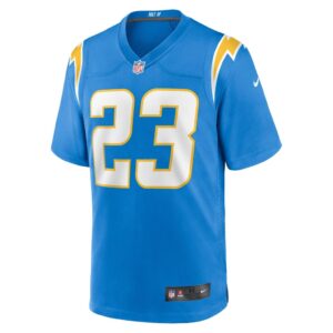 Men's Los Angeles Chargers Bryce Callahan Nike Powder Blue Game Jersey