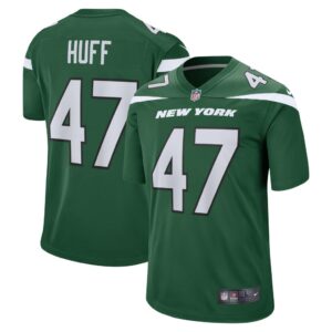 Men's New York Jets Bryce Huff Nike Gotham Green Game Jersey