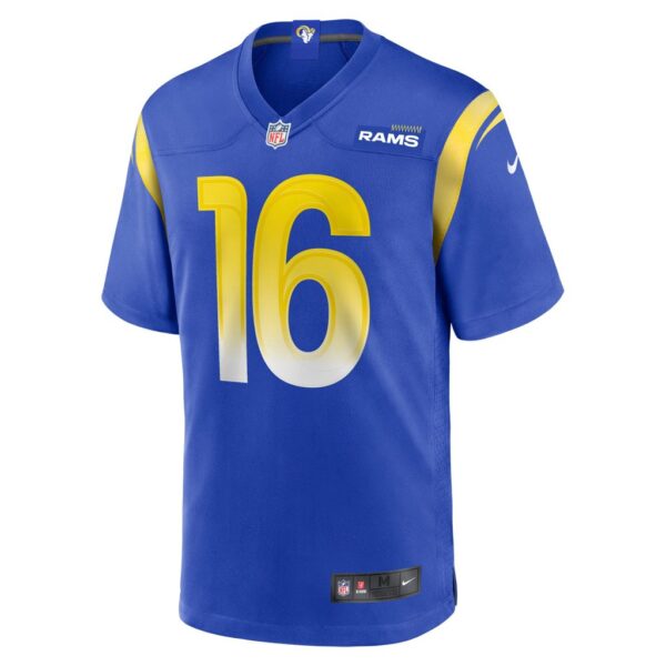 Men's Los Angeles Rams Bryce Perkins Nike Royal Game Player Jersey