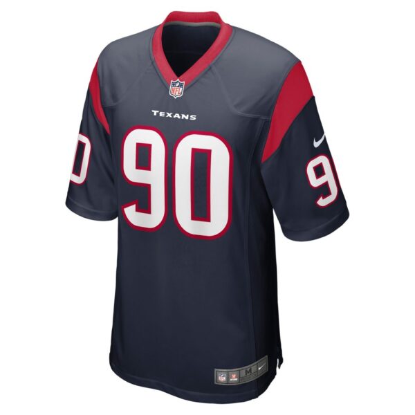 Men's Houston Texans Byron Cowart Nike Navy Team Game Jersey