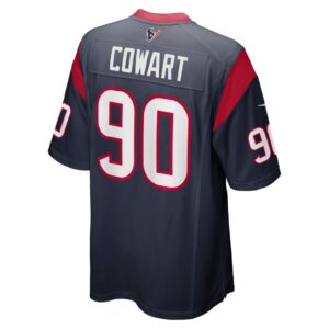 Men's Houston Texans Byron Cowart Nike Navy Team Game Jersey