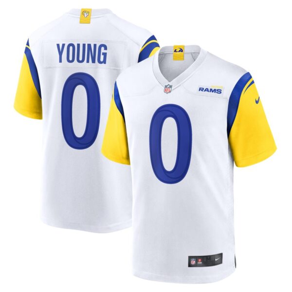 Byron Young Los Angeles Rams Nike Team Game Jersey - White