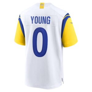 Byron Young Los Angeles Rams Nike Team Game Jersey - White