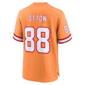 Cade Otton Tampa Bay Buccaneers Nike Throwback Game Jersey - Orange