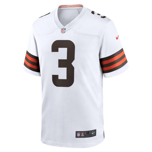 Men's Cleveland Browns Cade York Nike White Game Player Jersey