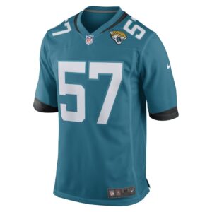 Men's Jacksonville Jaguars Caleb Johnson Nike Teal Game Player Jersey