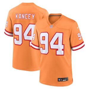 Calijah Kancey Tampa Bay Buccaneers Nike Alternate Team Game Jersey - Orange