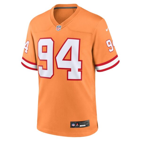 Calijah Kancey Tampa Bay Buccaneers Nike Alternate Team Game Jersey - Orange